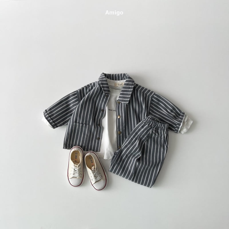 Amigo - Korean Baby Fashion - #babyoutfit - Twins Jacket - 11