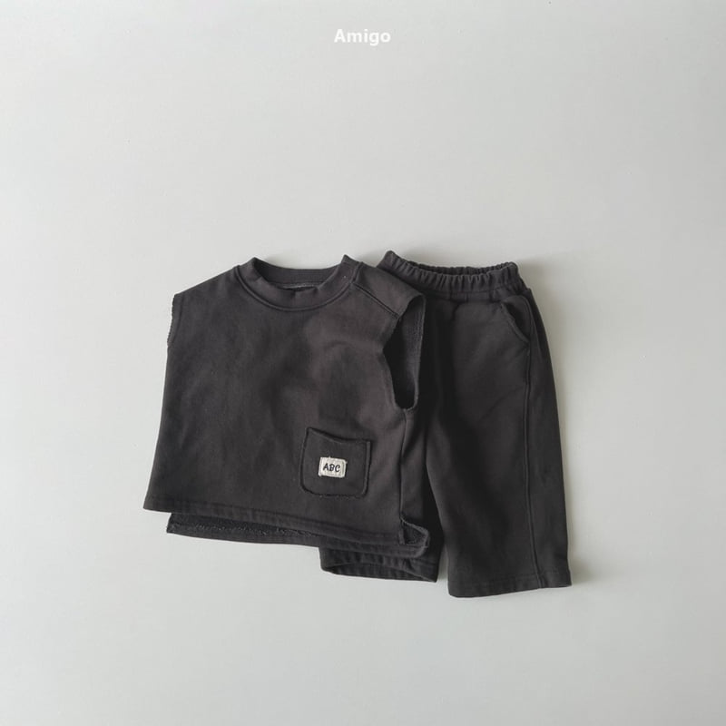 Amigo - Korean Baby Fashion - #babyoutfit - ABC Vest - 7