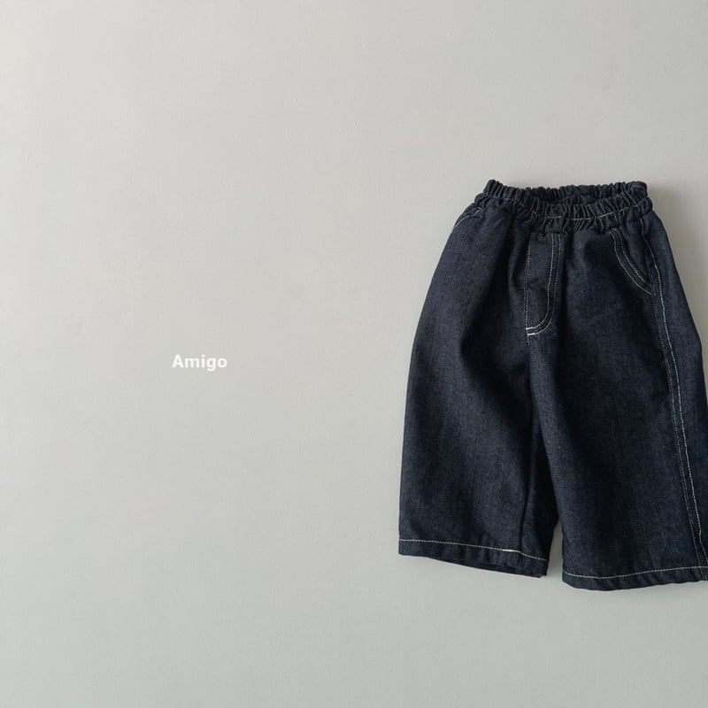 Amigo - Korean Baby Fashion - #babyoutfit - Trump Denim Pants - 4