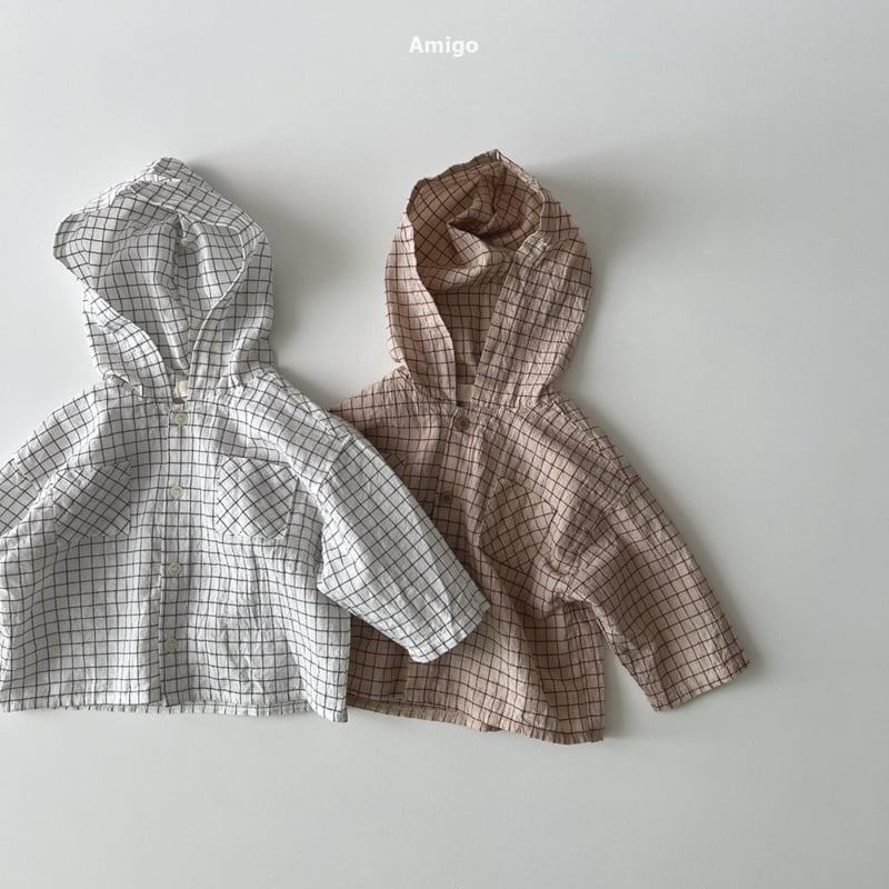 Amigo - Korean Baby Fashion - #babyoutfit - Line Hoody - 2