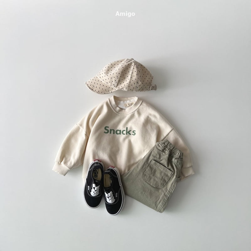 Amigo - Korean Baby Fashion - #babyoutfit - Snack Sweatshirts - 11