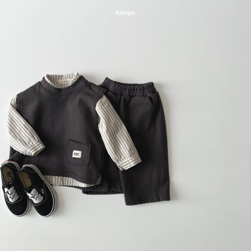 Amigo - Korean Baby Fashion - #babyoutfit - ABC Pants - 10