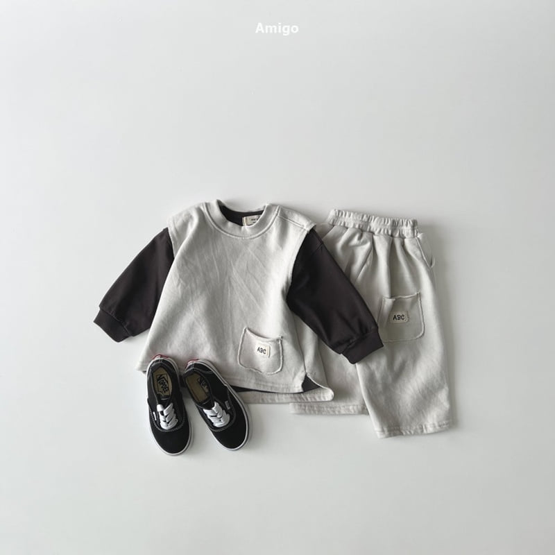 Amigo - Korean Baby Fashion - #babyoutfit - ABC Pants - 9