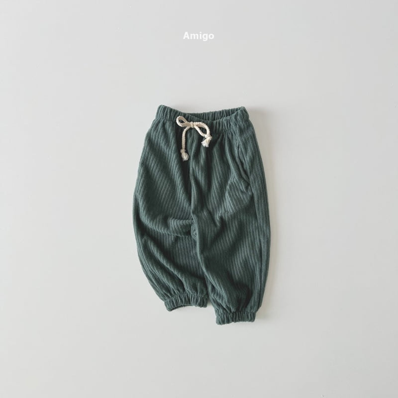 Amigo - Korean Baby Fashion - #babywear - Winnie Ribbed Terry Pants - 8