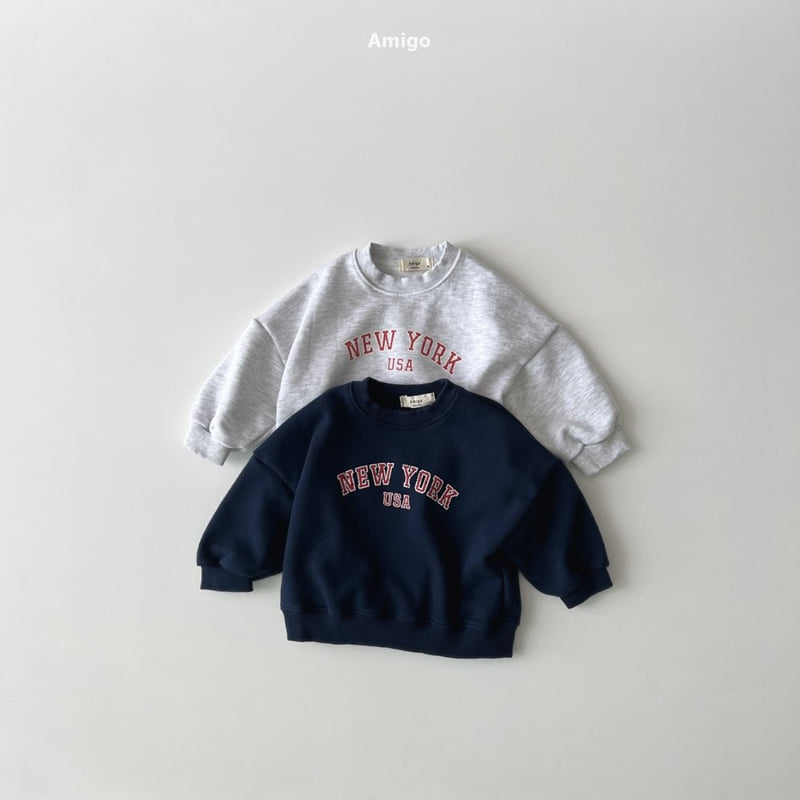 Amigo - Korean Baby Fashion - #babywear - New York Sweatshirts - 3