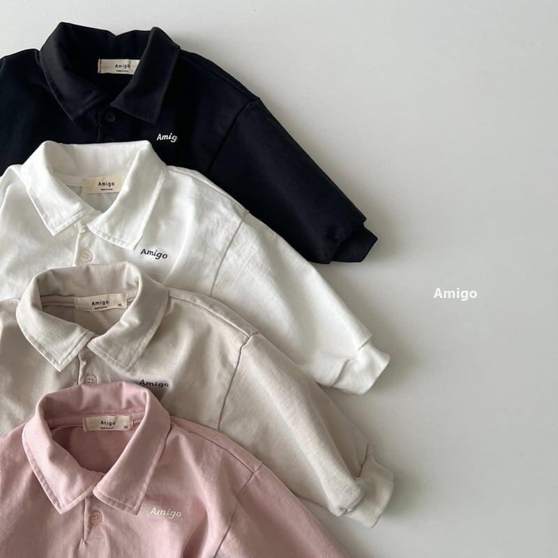 Amigo - Korean Baby Fashion - #babywear - A Collar Tee - 9