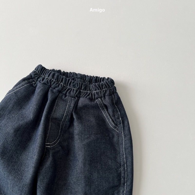 Amigo - Korean Baby Fashion - #babywear - Trump Denim Pants - 5