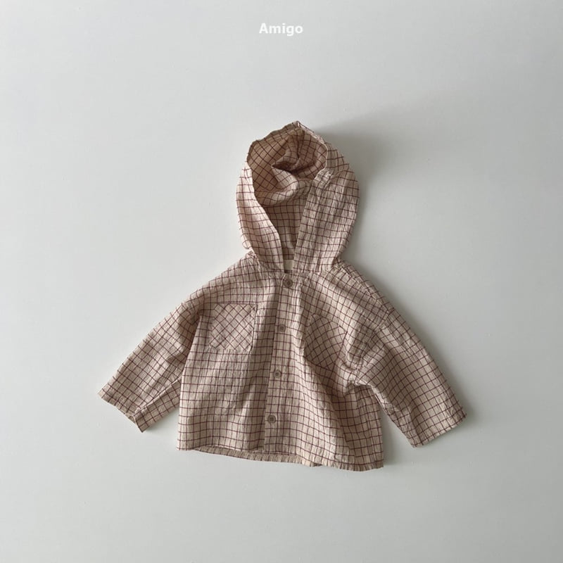 Amigo - Korean Baby Fashion - #babyoutfit - Line Hoody - 4