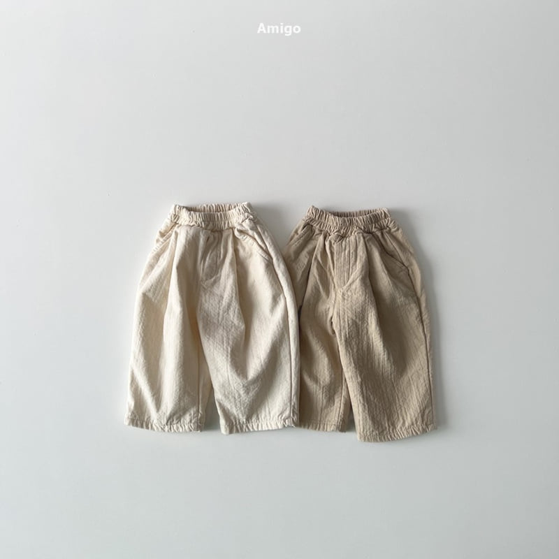 Amigo - Korean Baby Fashion - #babywear - Embossed Pants