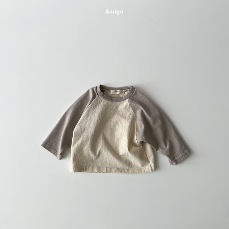 Amigo - Korean Baby Fashion - #onlinebabyboutique - Over Raglan Tee - 7