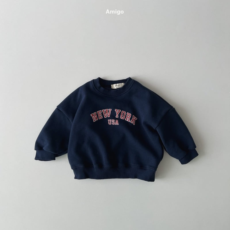 Amigo - Korean Baby Fashion - #babywear - New York Sweatshirts - 4