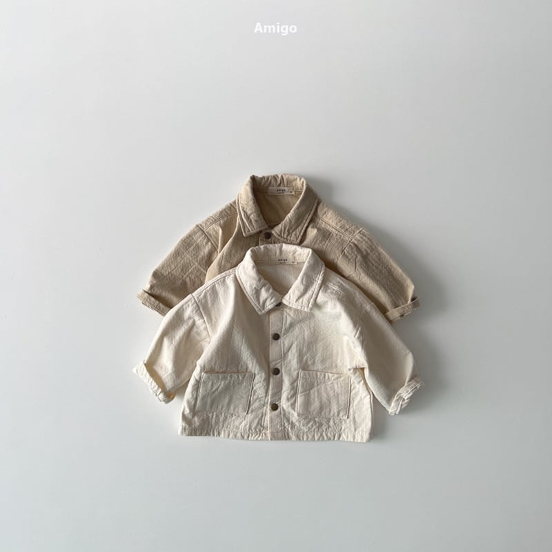 Amigo - Korean Baby Fashion - #onlinebabyboutique - Embossed Jacket