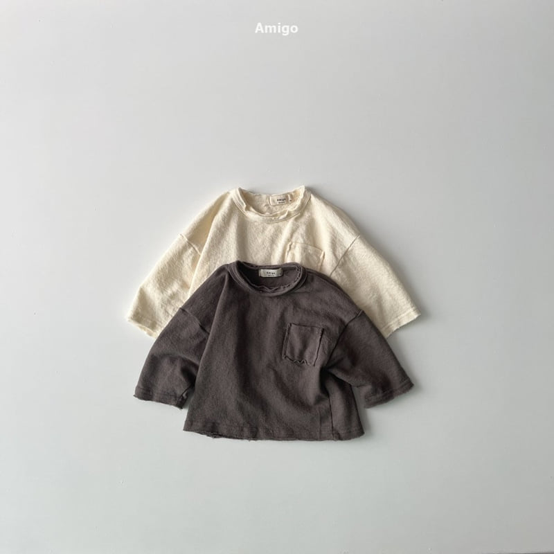 Amigo - Korean Baby Fashion - #onlinebabyshop - Pocket Tee