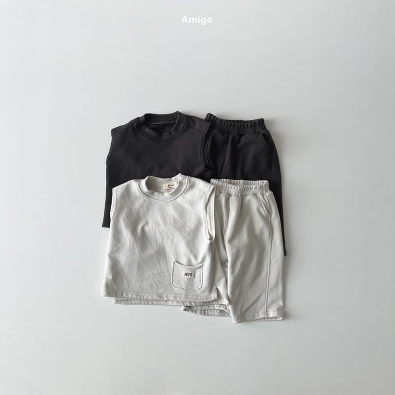 Amigo - Korean Baby Fashion - #onlinebabyshop - ABC Vest - 10