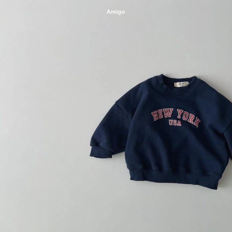 Amigo - Korean Baby Fashion - #smilingbaby - New York Sweatshirts - 6