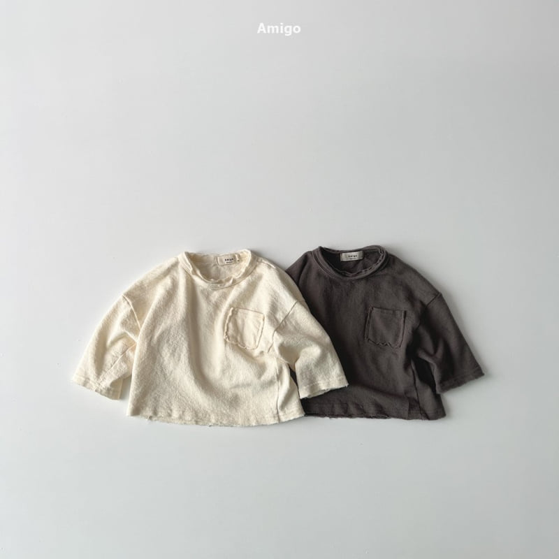 Amigo - Korean Baby Fashion - #smilingbaby - Pocket Tee - 2