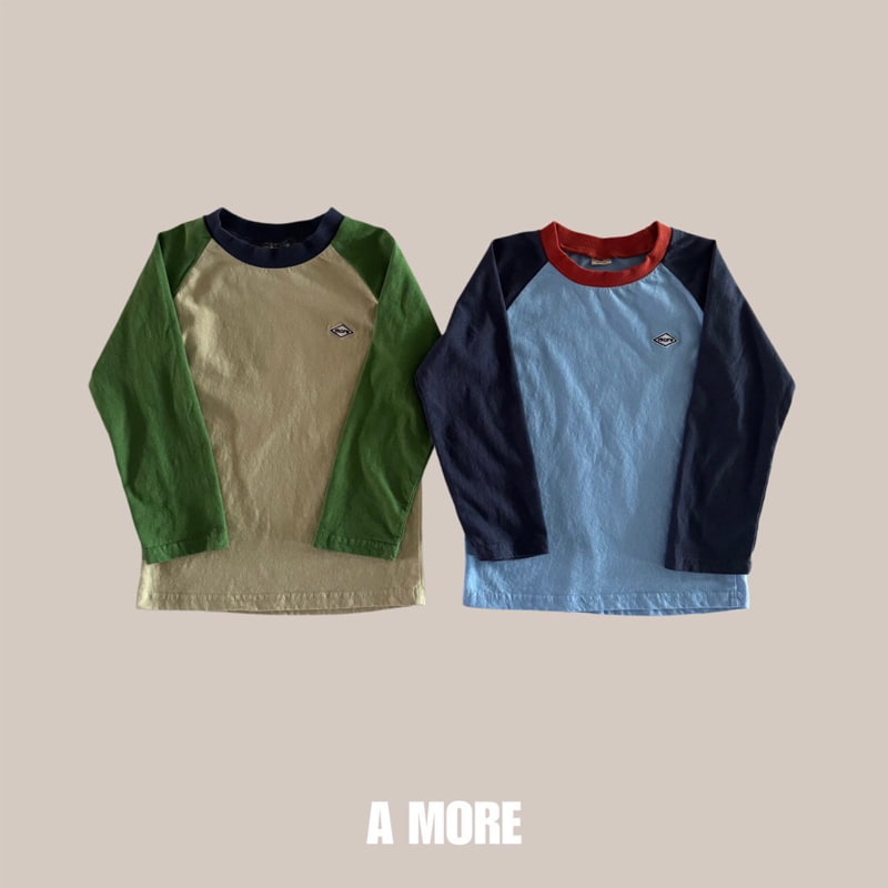 Amore - Korean Children Fashion - #childrensboutique - Color Block Tee