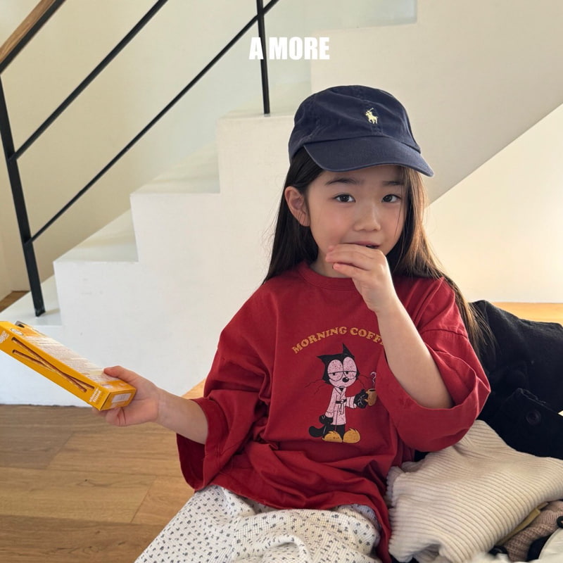 Amore - Korean Children Fashion - #discoveringself - Morning Coffee Tee - 2