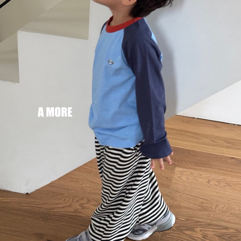 Amore - Korean Children Fashion - #kidsstore - Color Block Tee - 6