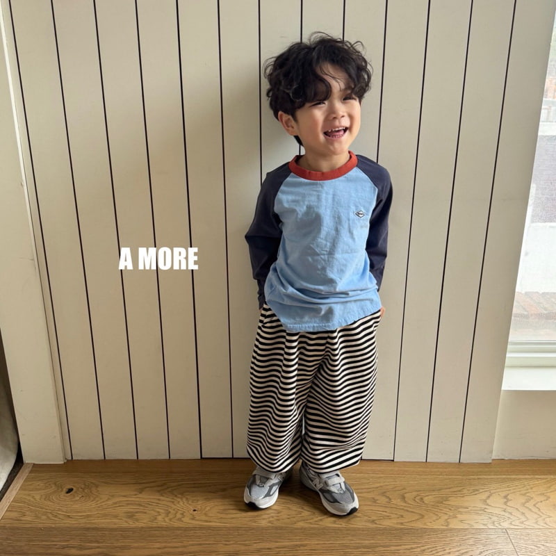 Amore - Korean Children Fashion - #minifashionista - Color Block Tee - 11