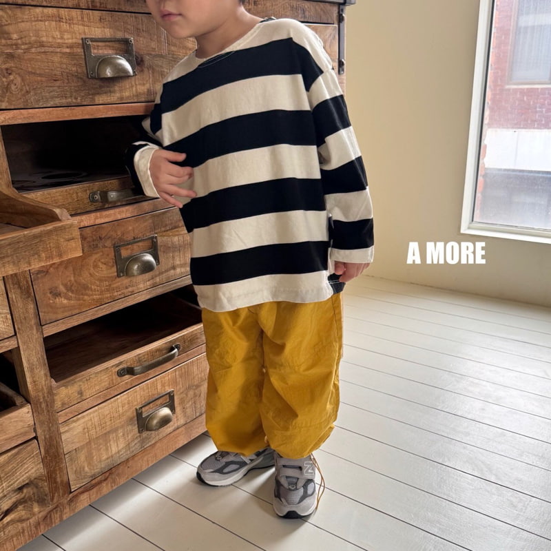 Amore - Korean Children Fashion - #prettylittlegirls - Wood Stripe Tee - 10