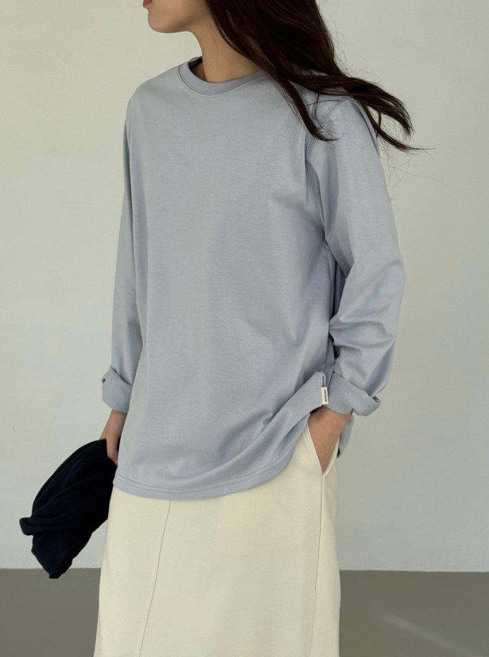 Amygrace - Korean Women Fashion - #momslook - Bon Jour Loosefit Tee - 7