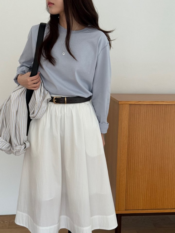 Amygrace - Korean Women Fashion - #momslook - Diaen Banding Hule Skirt - 5