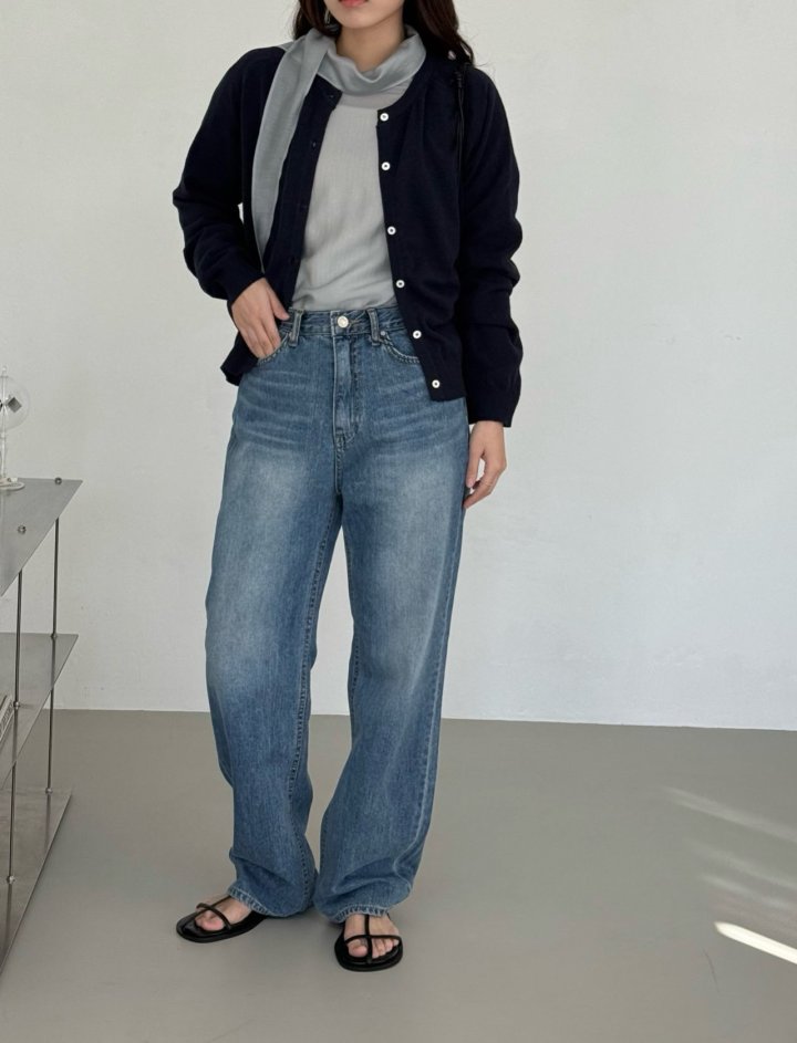 Amygrace - Korean Women Fashion - #momslook - Free Tie Blouse - 3
