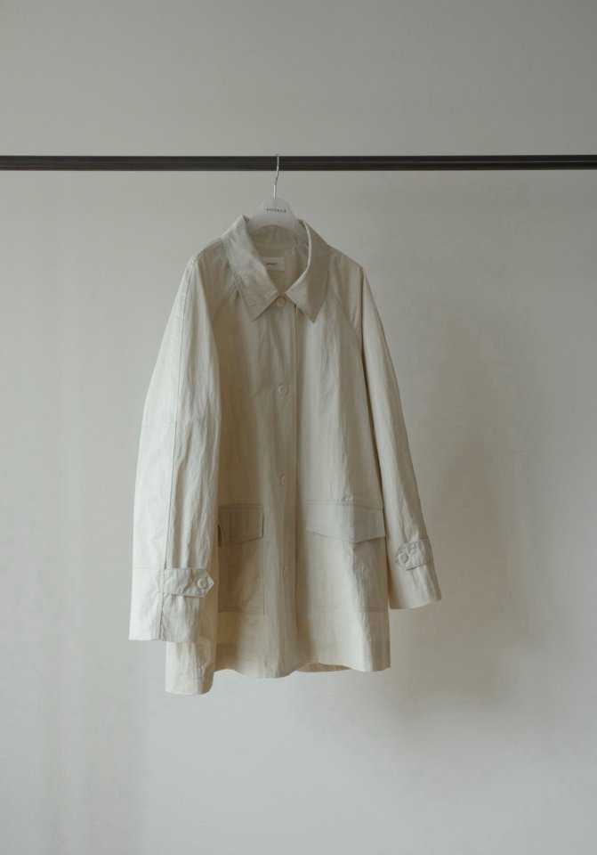 Amygrace - Korean Women Fashion - #momslook - Raglan Half Trench Coat - 2