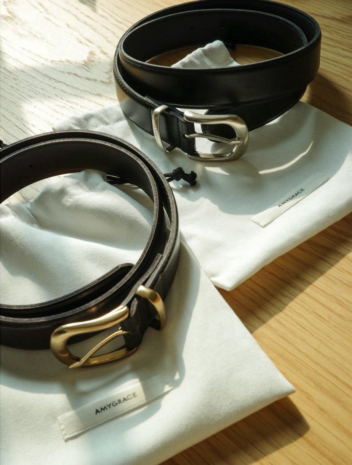 Amygrace - Korean Women Fashion - #momslook - Vegan Leather Belt