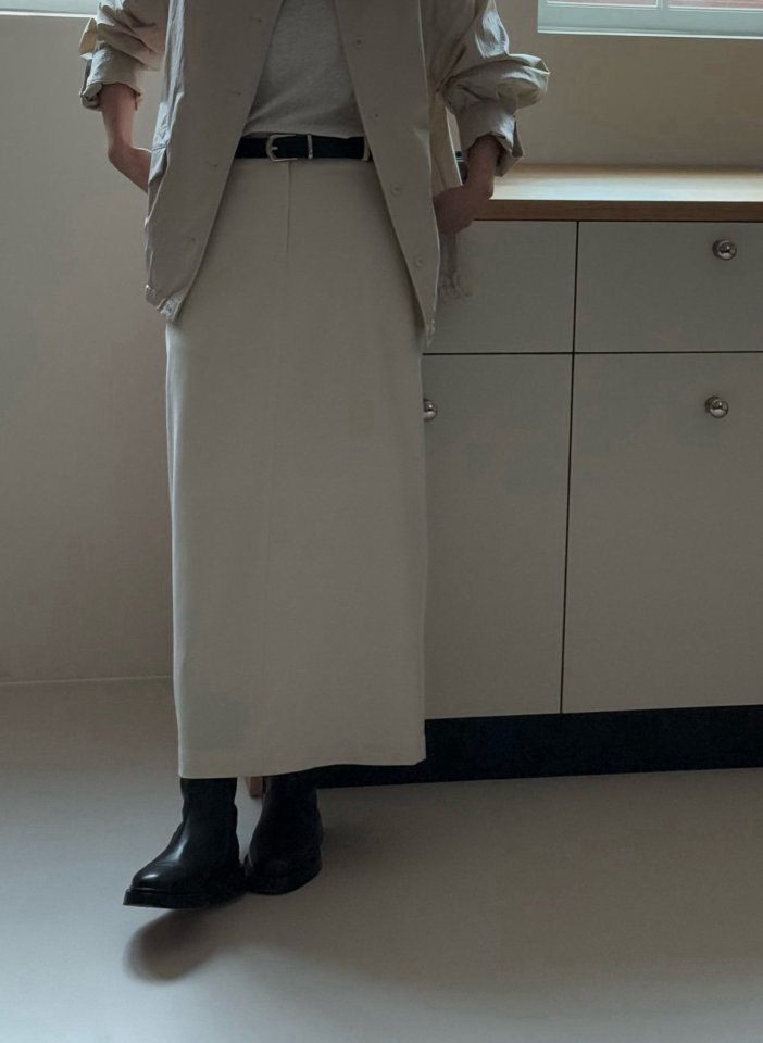 Amygrace - Korean Women Fashion - #momslook - Lease Maxi Skirt - 5