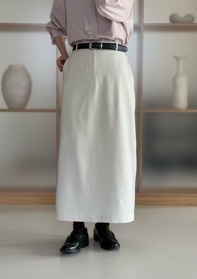Amygrace - Korean Women Fashion - #momslook - Lease Maxi Skirt - 7