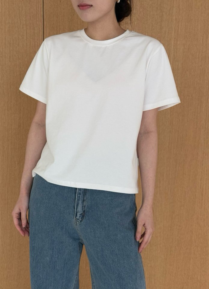 Amygrace - Korean Women Fashion - #momslook - Cos Short Sleeved Tee - 3