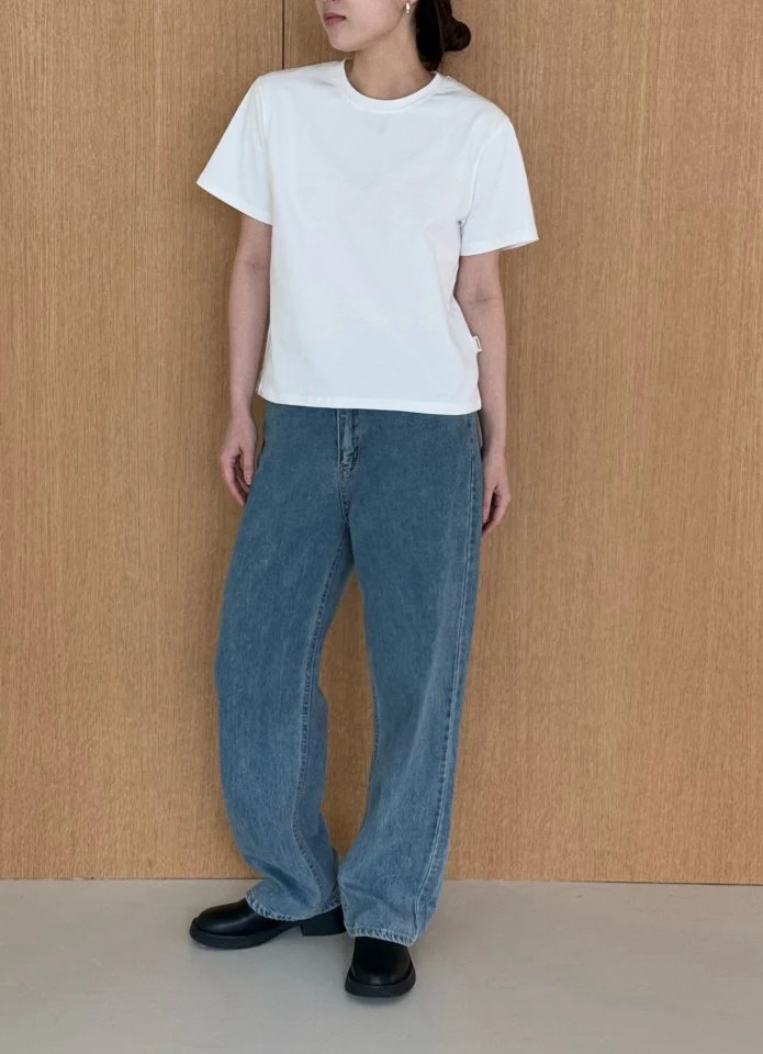 Amygrace - Korean Women Fashion - #momslook - Cos Short Sleeved Tee - 5