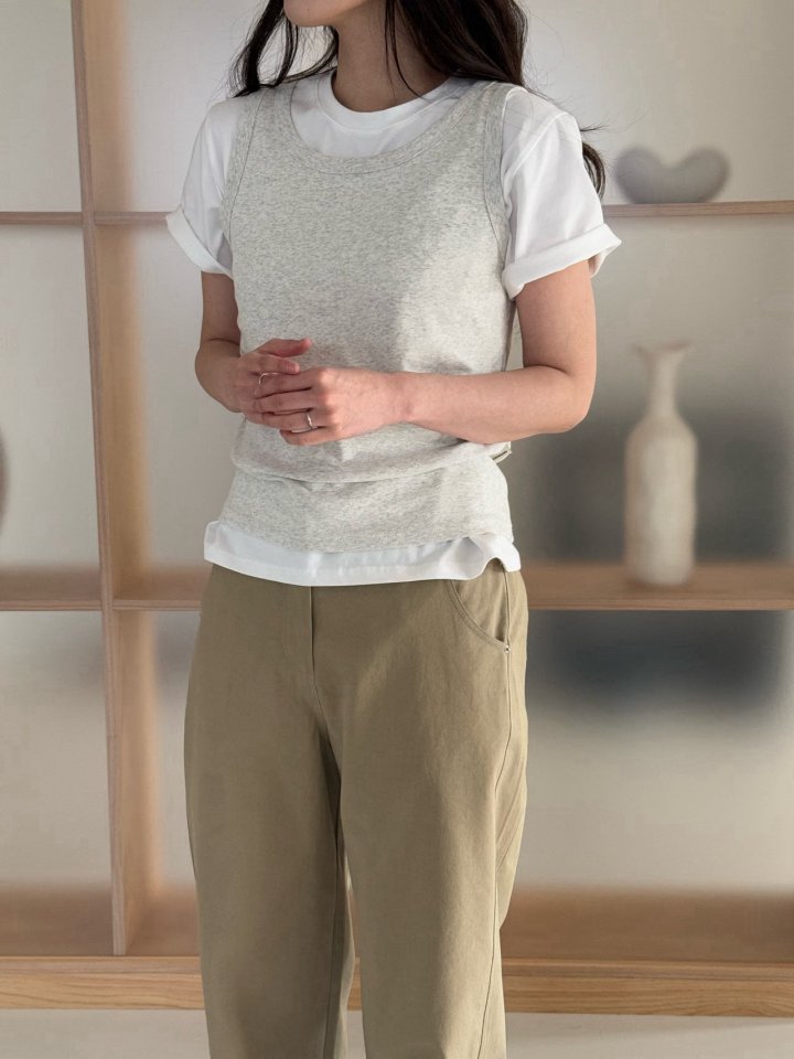 Amygrace - Korean Women Fashion - #momslook - Cos Short Sleeved Tee - 7