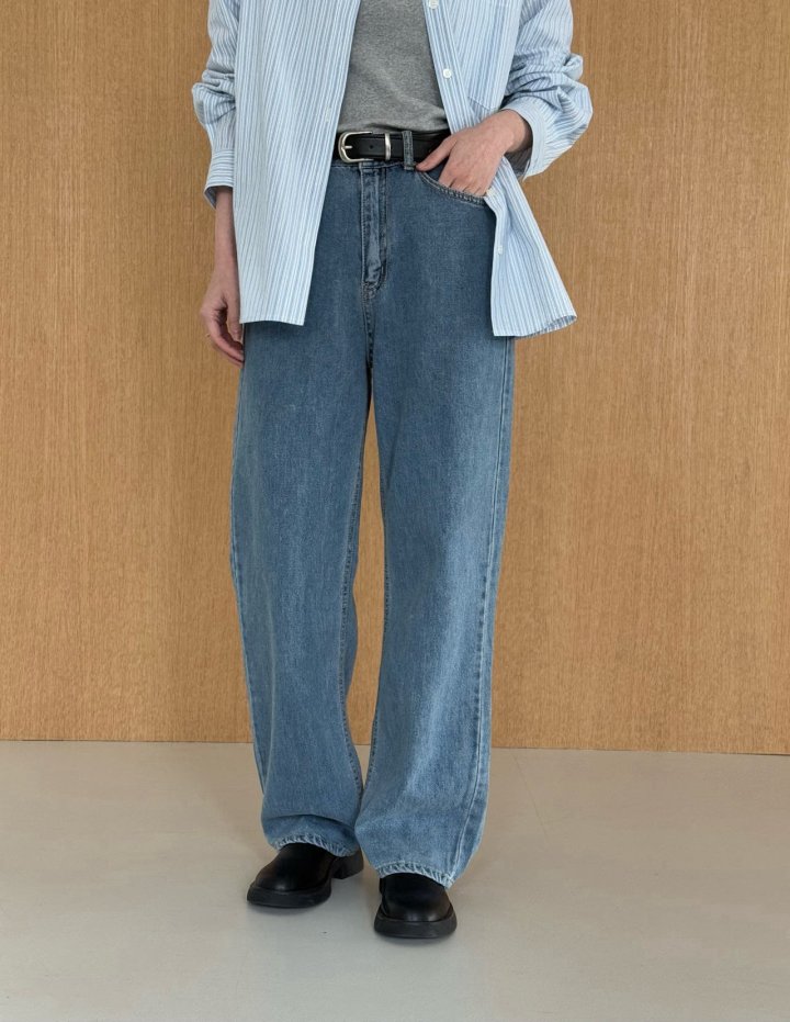 Amygrace - Korean Women Fashion - #momslook - Tencel Denim Pants - 2
