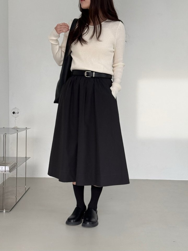 Amygrace - Korean Women Fashion - #pursuepretty - Diaen Banding Hule Skirt - 10