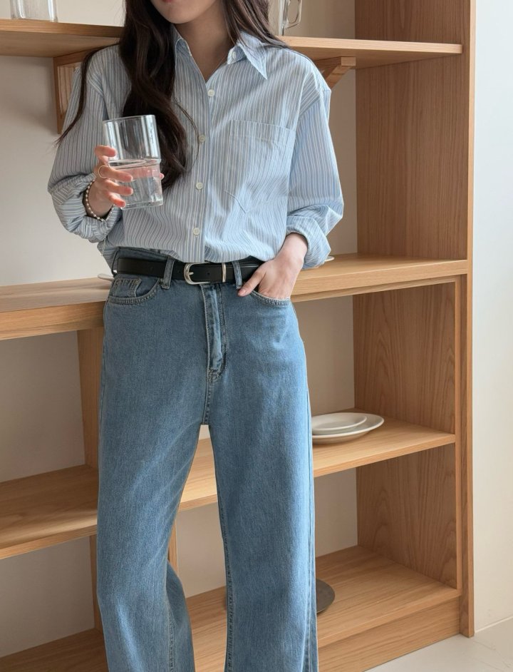 Amygrace - Korean Women Fashion - #vintageinspired - Vegan Leather Belt - 3