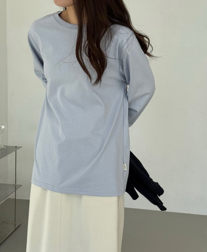 Amygrace - Korean Women Fashion - #vintagekidsstyle - Bon Jour Loosefit Tee - 10