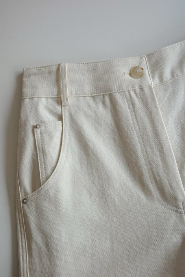 Amygrace - Korean Women Fashion - #vintagekidsstyle - Center Cotton Banding Pants