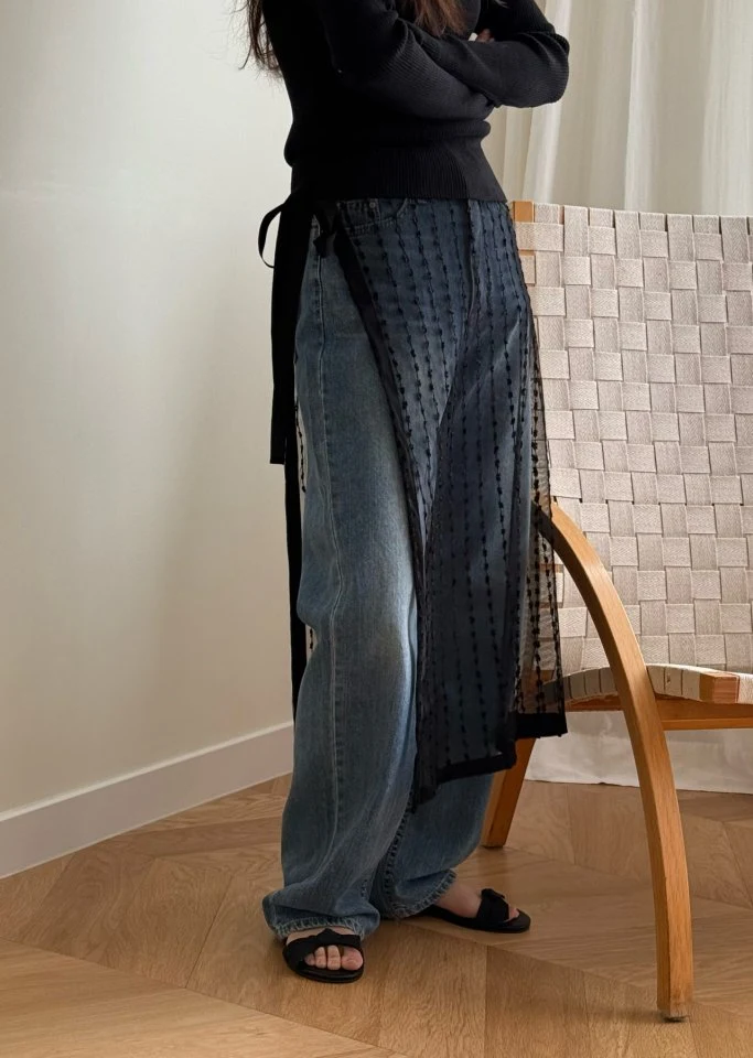 Amygrace - Korean Women Fashion - #womensfashion - Layered Skirt - 10