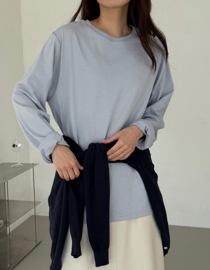 Amygrace - Korean Women Fashion - #womensfashion - Bon Jour Loosefit Tee - 8