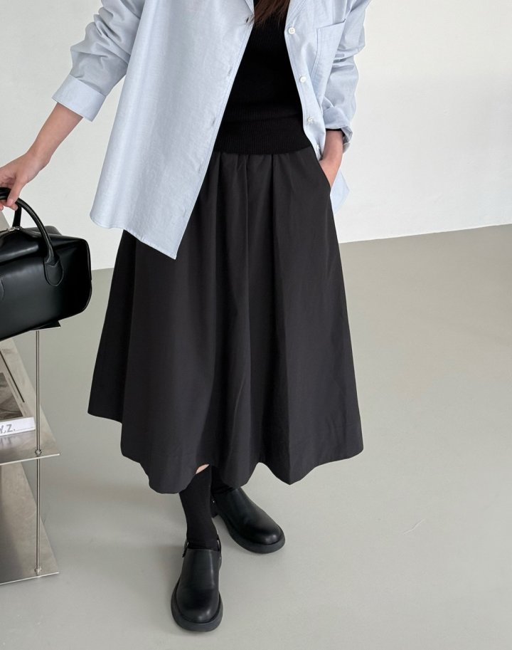 Amygrace - Korean Women Fashion - #womensfashion - Diaen Banding Hule Skirt - 7