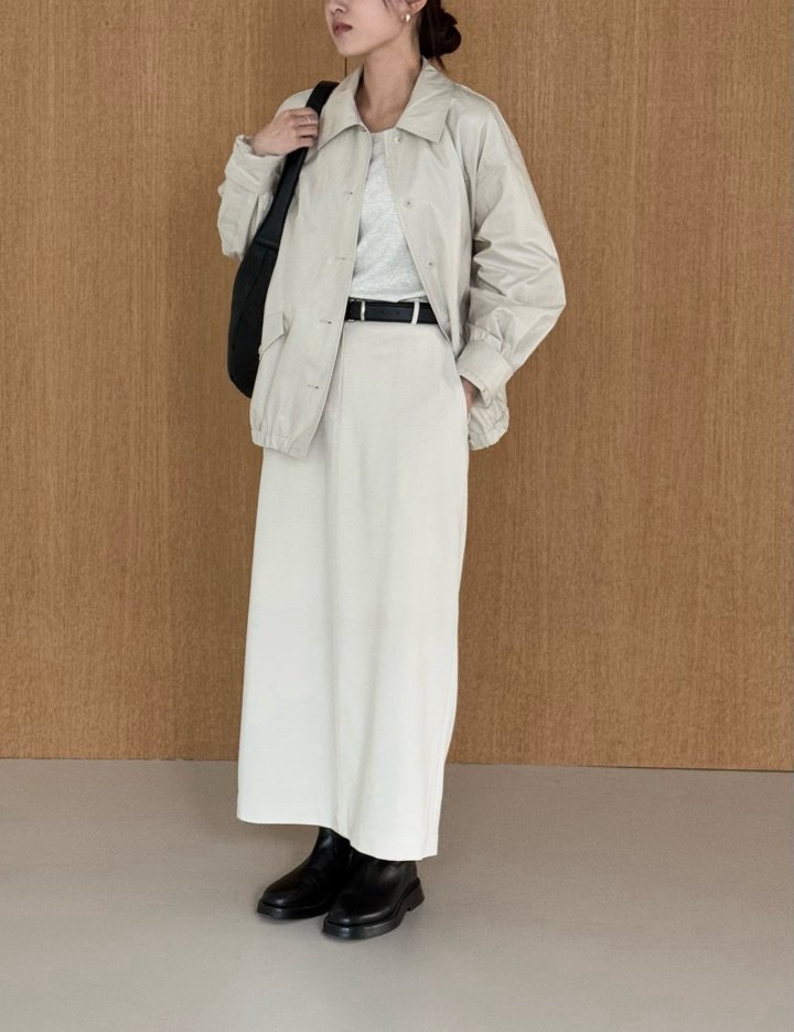 Amygrace - Korean Women Fashion - #momslook - Lease Maxi Skirt - 4