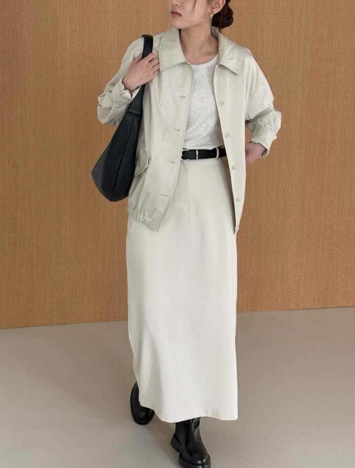 Amygrace - Korean Women Fashion - #womensfashion - Marco Cotton Blouson Jumper - 3