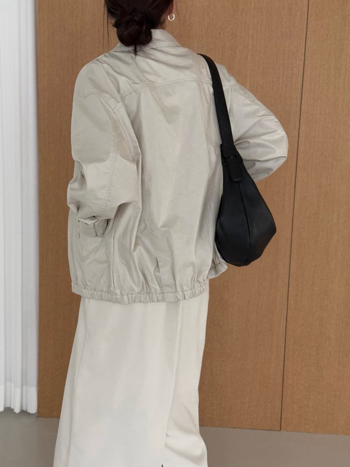 Amygrace - Korean Women Fashion - #womensfashion - Marco Cotton Blouson Jumper - 5