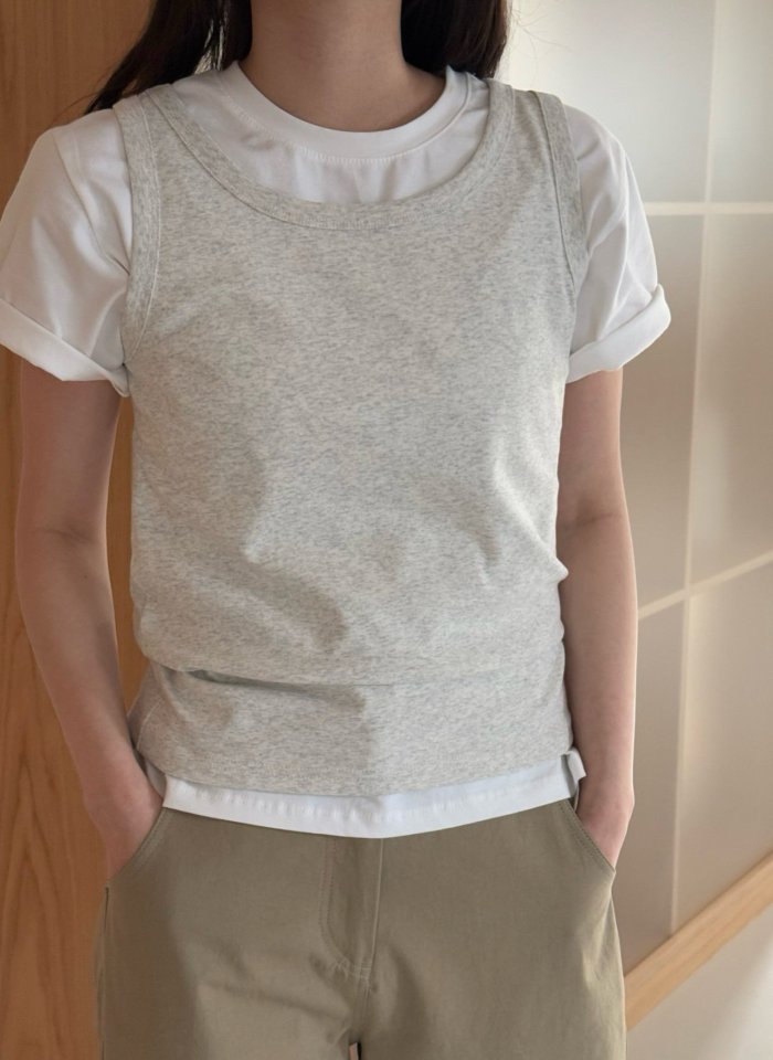 Amygrace - Korean Women Fashion - #momslook - Cos Short Sleeved Tee - 4