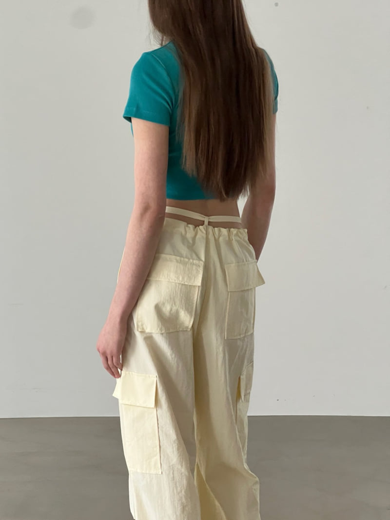 Another Avenue - Korean Women Fashion - #momslook - Cargo Strap Pants - 10