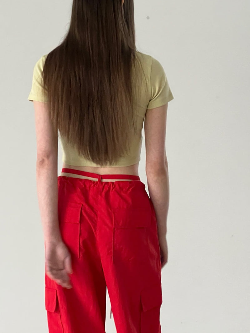 Another Avenue - Korean Women Fashion - #momslook - Cargo Strap Pants - 6