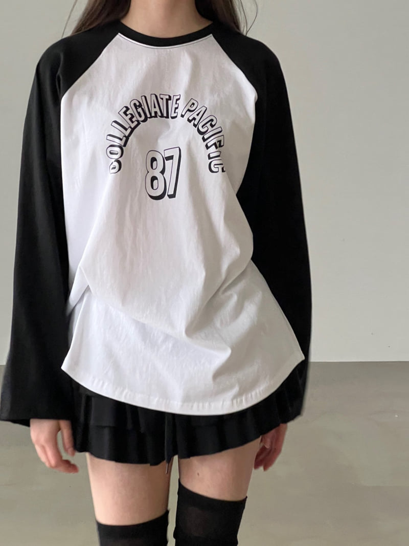 Another Avenue - Korean Women Fashion - #shopsmall - Percy Raglan Tee - 6